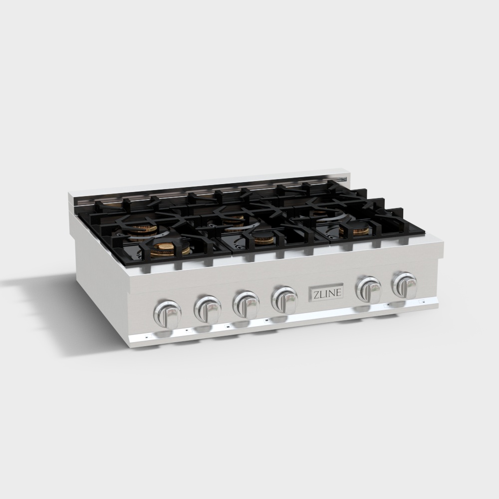 ZLINE 36&quot; Porcelain Gas Stovetop