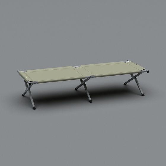Portable Folding Bed 3D model