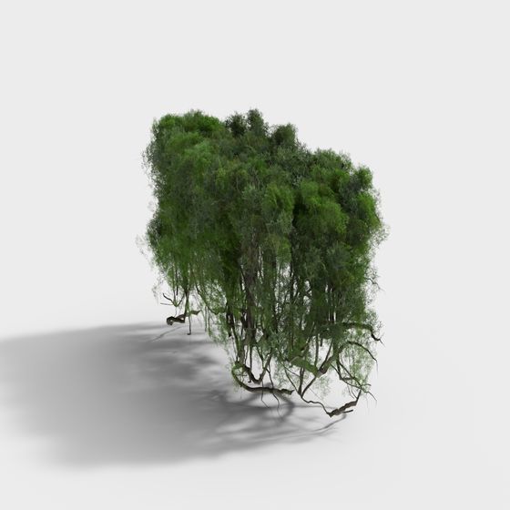 Mystical Forest Tree 3D Model