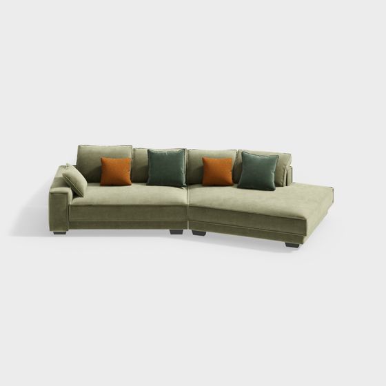 Modern Low-Poly Sofa 3D model - Sofa Zen Design