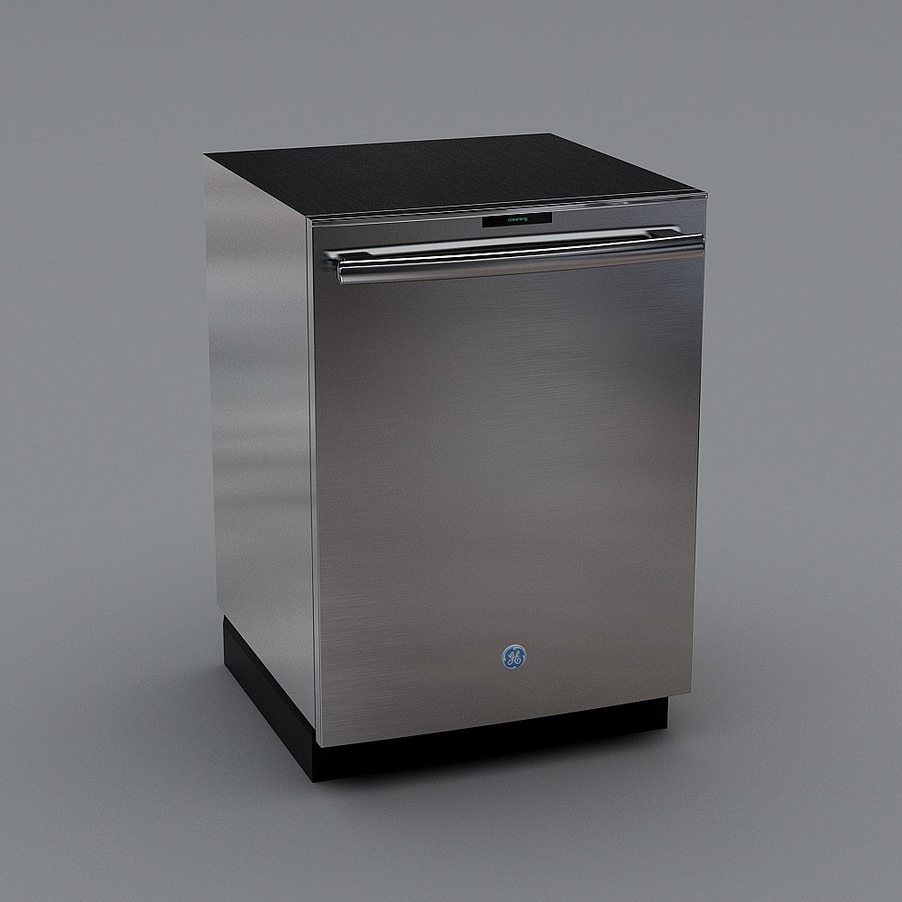 GE Dishwasher Silver