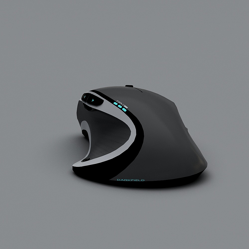 Stylish Low Polygon 3D Mouse Model
