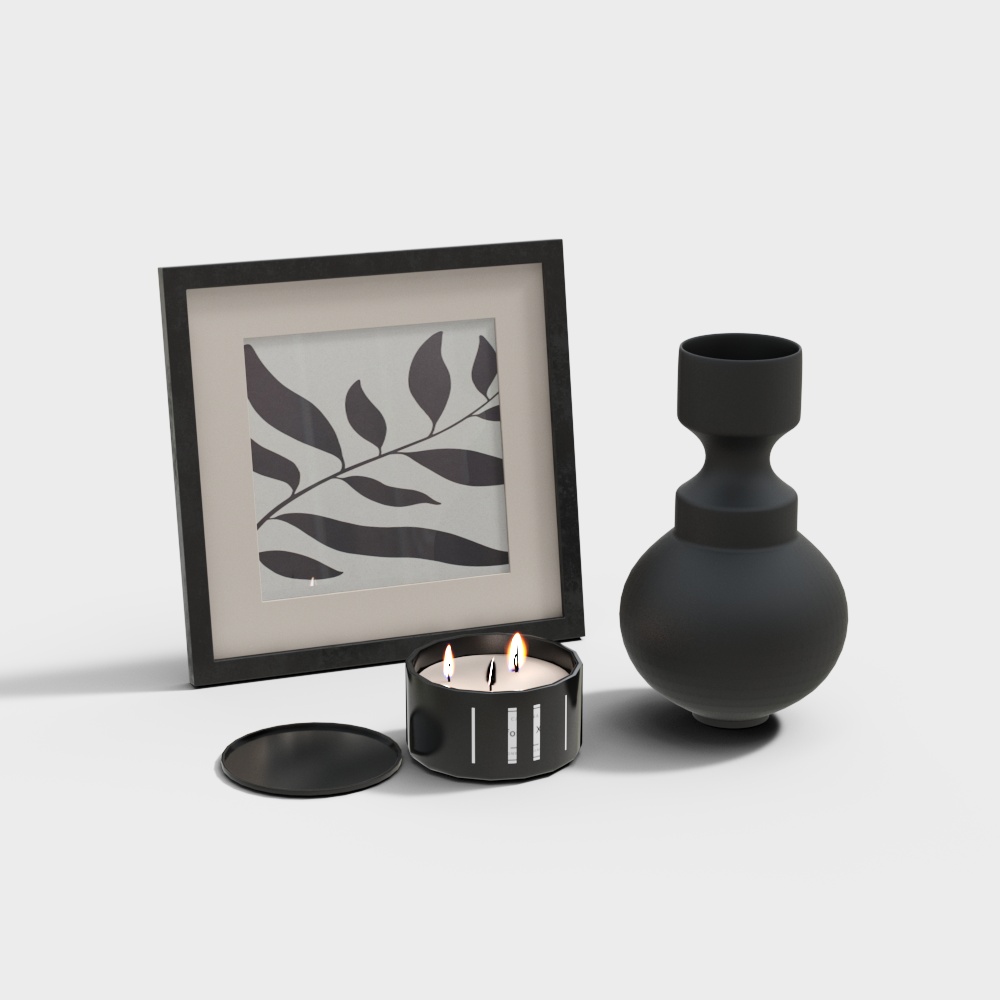 Urban Quiet Corner 3D Model – Low-Poly Tranquil Design