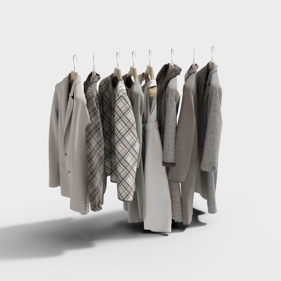 Futuristic 3D Fashion Model with Retro Flair