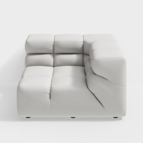 Modern Low-Poly Sofa 3D model