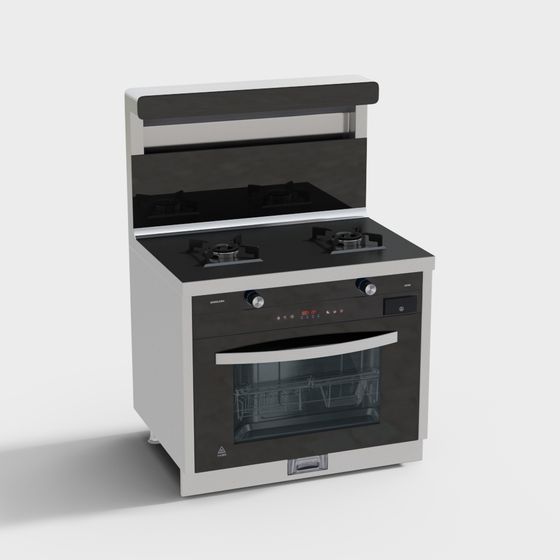 Modern Stylish Cooktop 3D model