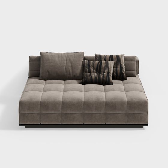 Elegantly Crafted 3D Sofa Model for Modern Interiors