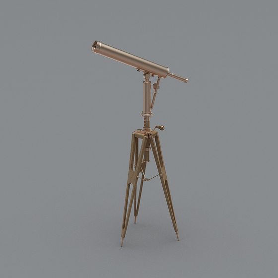 Vintage Telescope 3D Model for Creative Projects