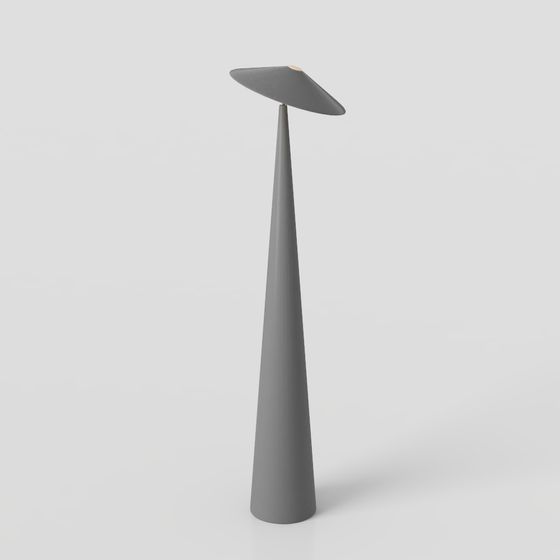 Minimalist Cone Lamp 3D model for Modern Interiors
