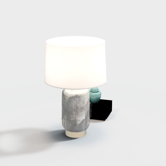 Elegant 3D Lamp Model for Modern Interior Design