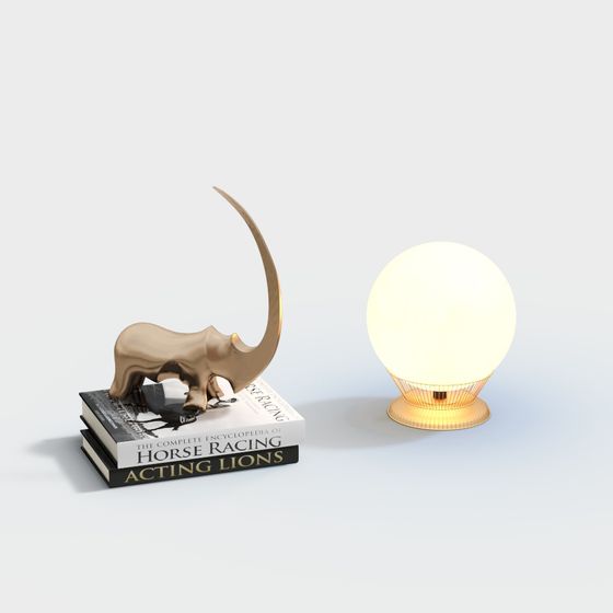 Vintage Desk Ornament 3D model