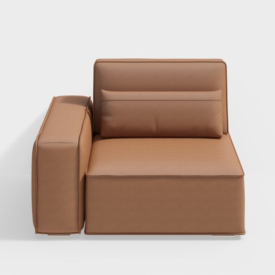 Low Poly Sofa 3D model for Modern Minimalism