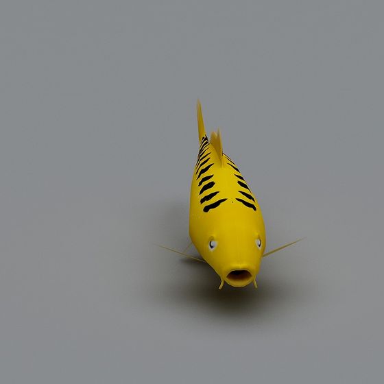 Joyful Goldfish 3D model