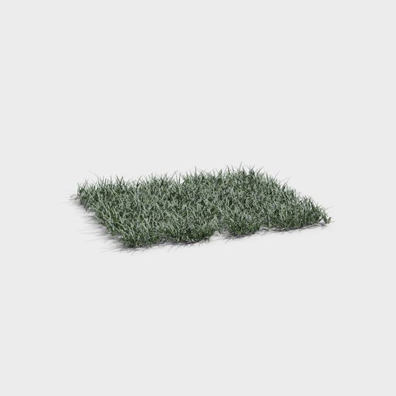 Realistic Low-Poly Grass 3D model for Creative Projects