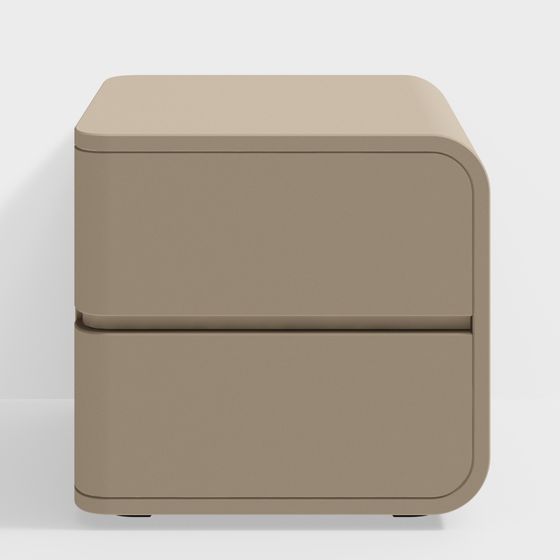 Modern Minimalist Nightstand 3D model