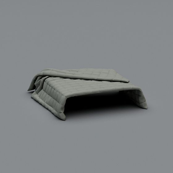 Artistic 3D Bed Model for Contemporary Spaces