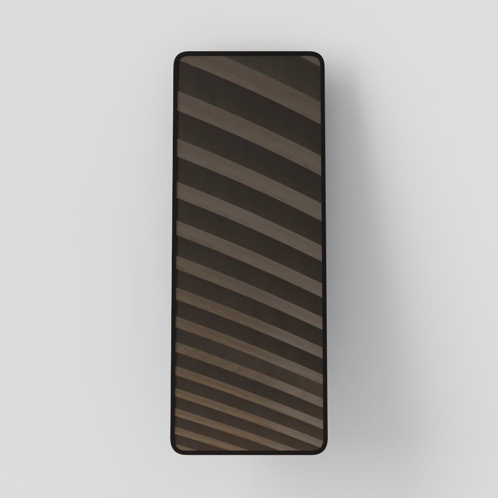 Miroir plein longueur de style crème moderne