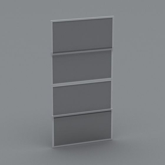 Urban Bookshelf 3D model for Modern Interiors