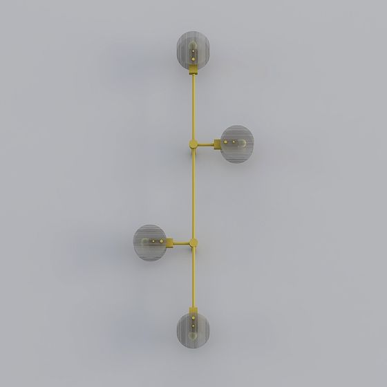Minimalist Wall Sconce 3D model