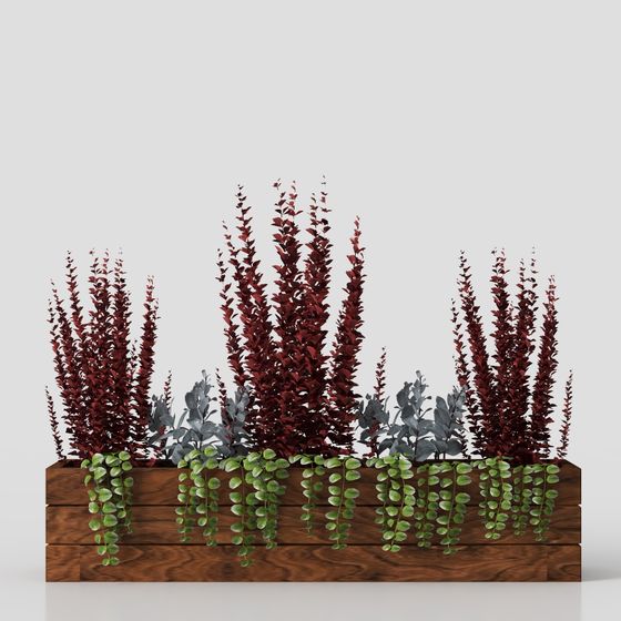 Beautiful Low-Poly Garden 3D Model