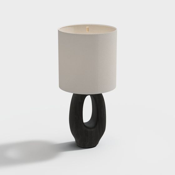 Cylindrical Lamp 3D model for Modern Interiors