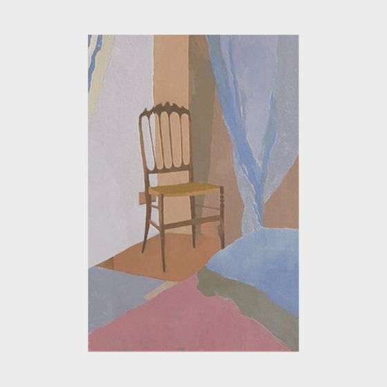 Retro Wooden Chair 3D model for Creative Projects