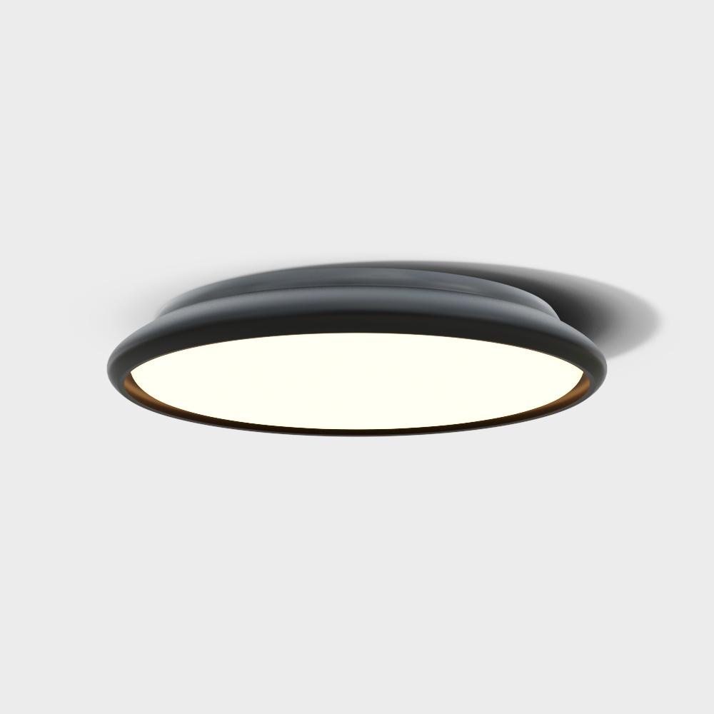Modern Low-Poly Ceiling Lamp 3D model
