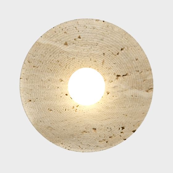 Wabi-Sabi Style Wall Lamp in Brown