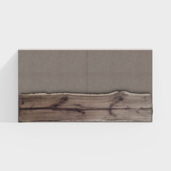 Natural Wood Plank 3D model