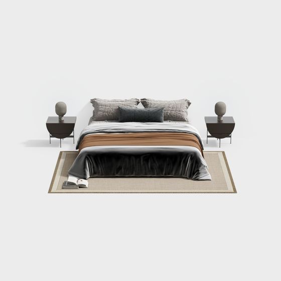 Urban Bedroom 3D model