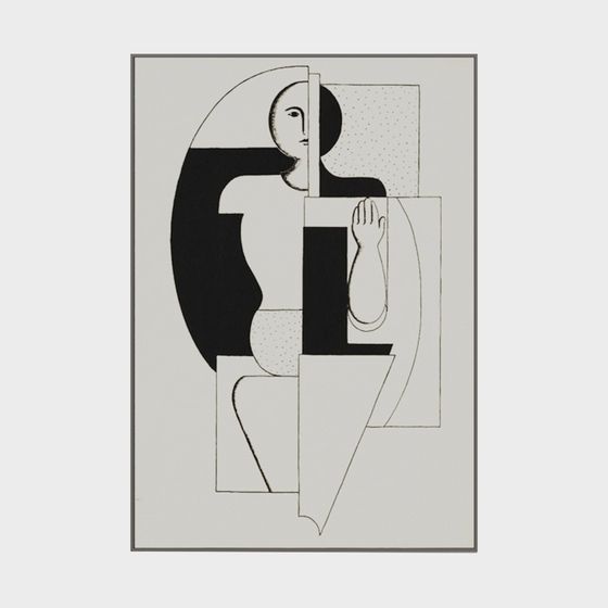 Stylish Abstract Figure 3D Model for Creative Projects