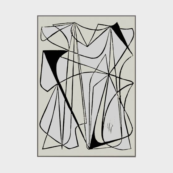 Abstract Geometric Dance 3D model for Creative Projects