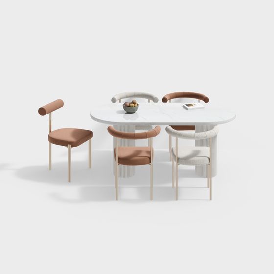 Urban Living Room Set 3D model