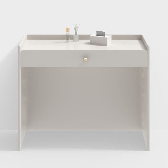 Minimalist Console Table 3D model for Modern Interiors