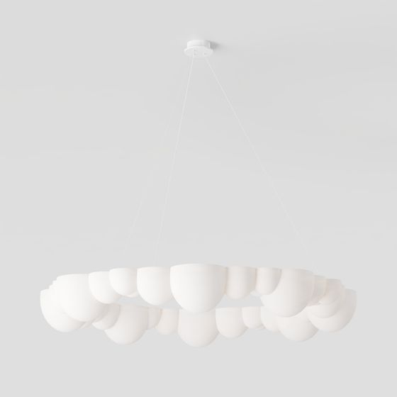 Cloud Pendant Lamp 3D model for Creative Spaces