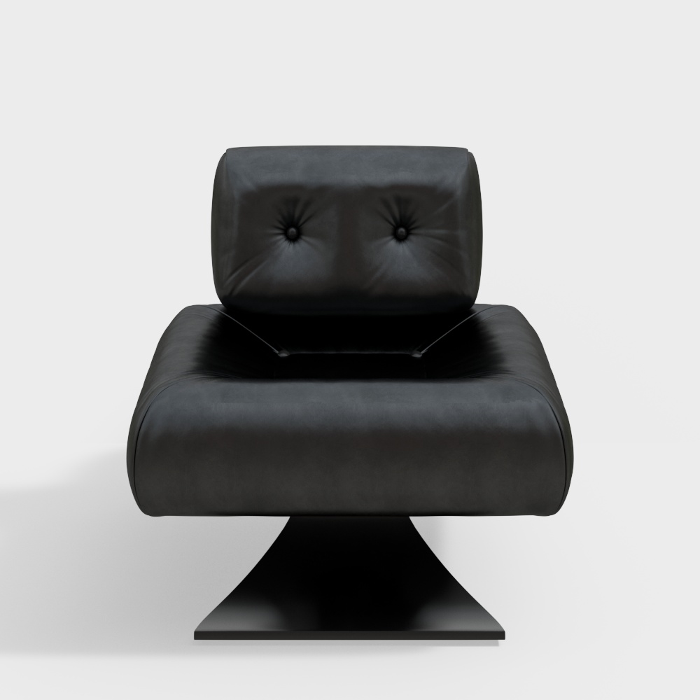 Modern cream style single sofa