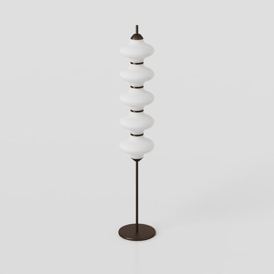 Elegant 3D Model Floor Lamp Design
