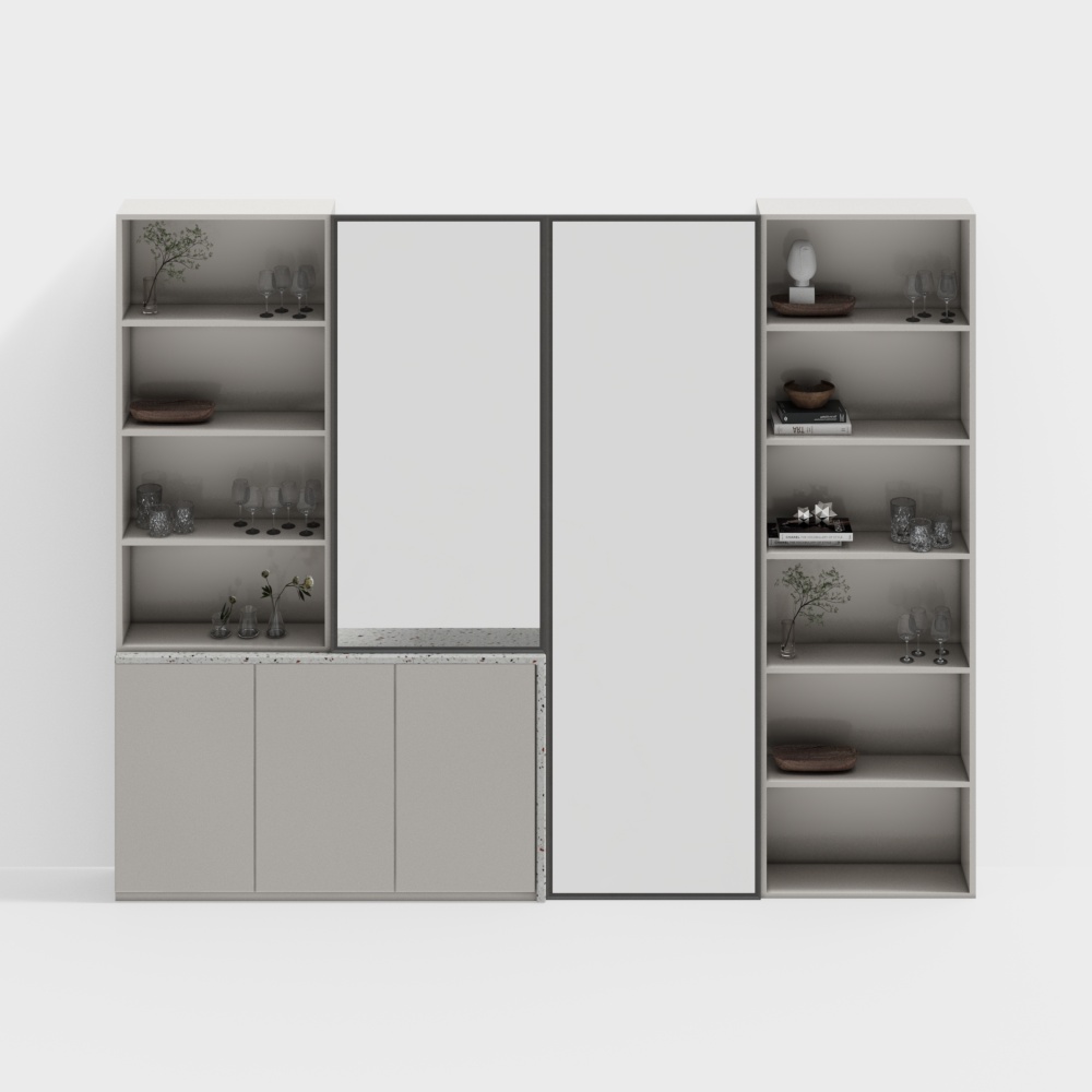 Tủ bên bàn ăn hiện đại