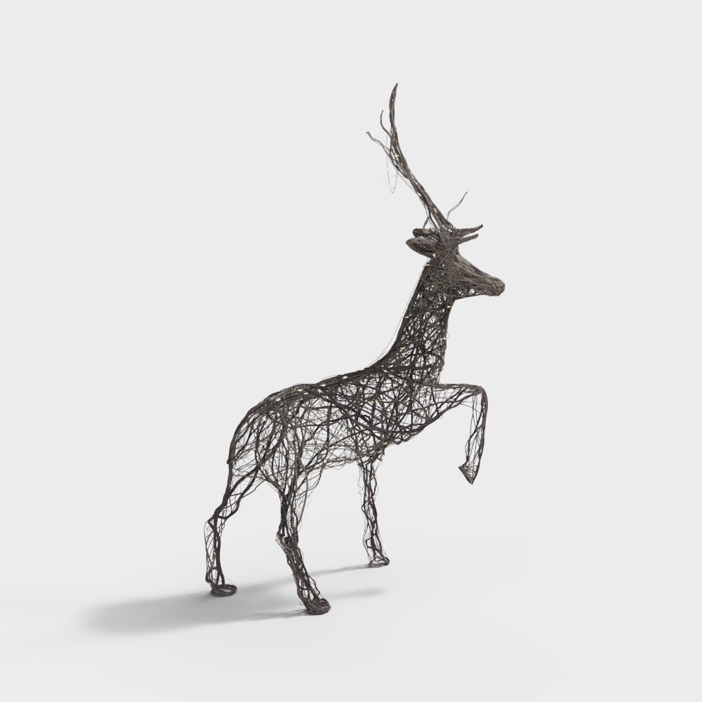 Spirit of the Forest 3D Model – Low-Poly Nature Design