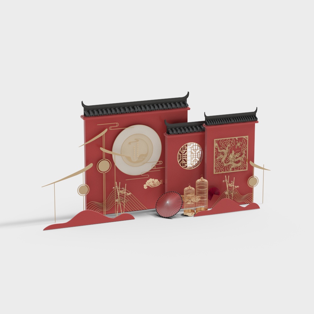 中国スタイルの装飾