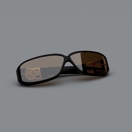Stylish Low-Poly Sunglasses 3D model