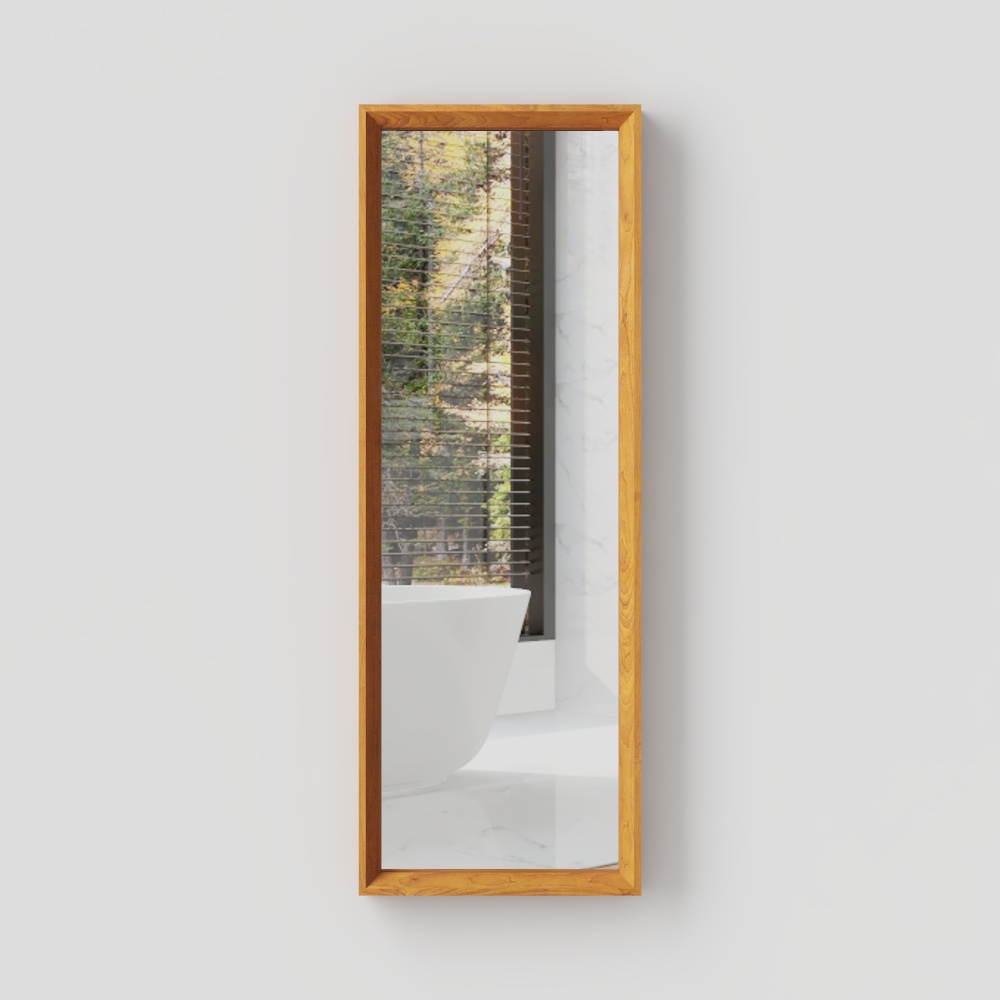 Full-length mirror-cherry wood standard model