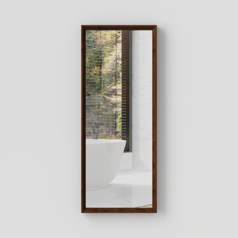 Gương toàn thân - óc chó đen kiểu extra lớn