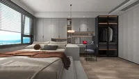 Modern Elegance: A Serene Bedroom Retreat