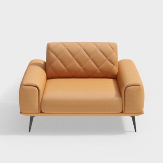 Stylish Minimalist 3D Sofa Model
