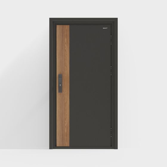 Modern Minimalist 3D Model Door