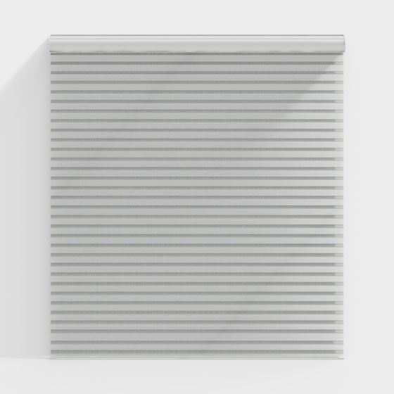 Elegant Rolling Blinds 3D model for Interior Design