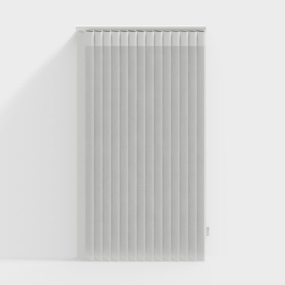 Stylish Vertical Blinds 3D model for Creative Projects