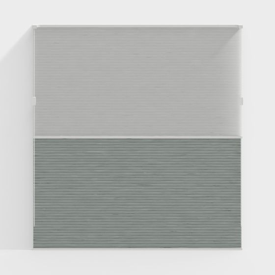 Contemporary Low-Polygon Shutter 3D model