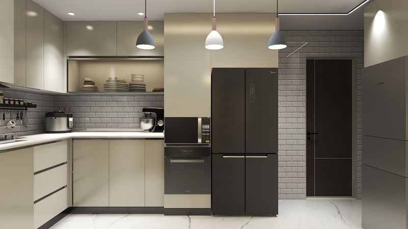 Modern Gray Kitchen with Efficient Design Ideas